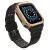 Protect óraszíj Band tok óraszíj Apple Watch 7/SE (41/40/38mm) tok Armor Watch Cover, fekete