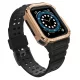 Protect óraszíj Band tok óraszíj Apple Watch 7/SE (41/40/38mm) tok Armor Watch Cover, fekete
