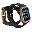 Protect óraszíj Band tok óraszíj Apple Watch 7/SE (41/40/38mm) tok Armor Watch Cover, fekete