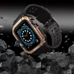 Protect óraszíj Band tok óraszíj Apple Watch 7/SE (41/40/38mm) tok Armor Watch Cover, fekete