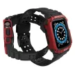 Protect óraszíj Band tok óraszíj Apple Watch 7/SE (41/40/38mm) tok Armor Watch Cover, fekete
