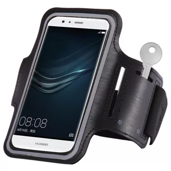   Universal Running Armband 6" Smartphones, sport karpánt, fekete