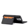 Magnet Card Case case iPhone 14 Plus flip cover wallet stand tok, fekete