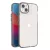 Spring Case case iPhone 14 Plus silicone case a frame tok, fekete