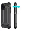 Hybrid Armor case iPhone 14 Pro Max armotok, piros hybrid case tok, fekete