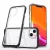 Clear 3in1 case iPhone 14 Plus silicone cover frame tok, fekete