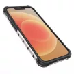 Honeycomb case iPhone 14 armotok, piros hybrid cover tok, fekete