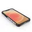Honeycomb case iPhone 14 armotok, piros hybrid cover tok, fekete