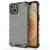 Honeycomb case iPhone 14 Plus armotok, piros hybrid cover tok, fekete