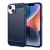 Carbon Case iPhone 14 case flexible gel back cover tok, kék