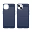 Carbon Case iPhone 14 case flexible gel back cover tok, kék