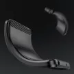 Carbon Case iPhone 14 Pro Max flexible gel back cover tok, fekete