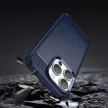 Carbon Case iPhone 14 Pro Max flexible gel back cover tok, kék