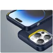 Carbon Case iPhone 14 Pro Max flexible gel back cover tok, kék