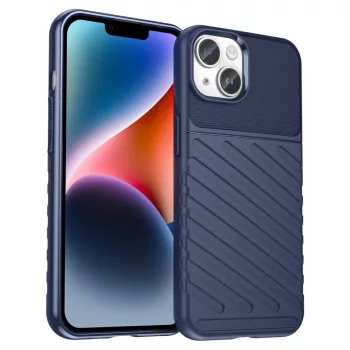 Thunder Case iPhone 14 Plus armored case tok, kék