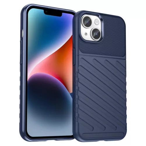 Thunder Case iPhone 14 Plus armored case tok, kék