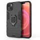 Ring Armor case iPhone 14 Plus armotok, piros cover magnetic holder ring tok, fekete