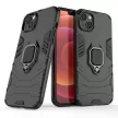 Ring Armor case iPhone 14 Plus armotok, piros cover magnetic holder ring tok, fekete