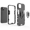 Ring Armor case iPhone 14 Plus armotok, piros cover magnetic holder ring tok, fekete
