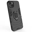 Ring Armor case iPhone 14 Plus armotok, piros cover magnetic holder ring tok, fekete