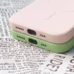 MagSafe Compatible Silicone Case iPhone 15 Plus Silicone Case tok, lila