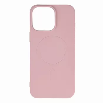   Liquid Silicone Case MagSafe iPhone 16 Pro Max - light tok, rózsaszín