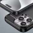 Carbon Case iPhone 16 Pro Max Silicone Case tok, fekete