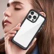 Outer Space Case with Gel Frame iPhone 16 Pro - tok, fekete