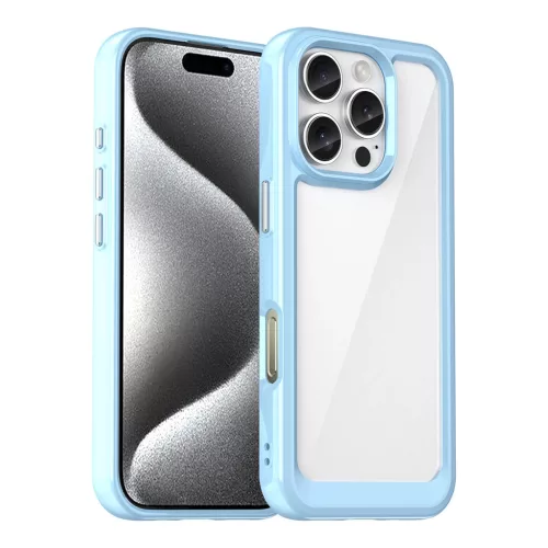 Outer Space Case with Gel Frame iPhone 16 Pro Max  tok, kék
