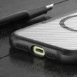 Leading Series MagSafe Silicone Case iPhone 16 Pro - tok, fekete