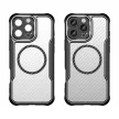Leading Series MagSafe Silicone Case iPhone 16 Pro Max - tok, fekete