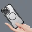 Leading Series MagSafe Silicone Case iPhone 16 Pro Max - tok, fekete