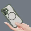 Leading Series MagSafe Silicone Case iPhone 16 tok, zöld