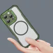Leading Series MagSafe Silicone Case iPhone 16 Pro - tok, zöld