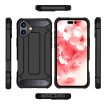 Hybrid Armor iPhone 16 Case tok, fekete