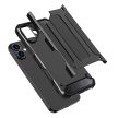 Hybrid Armor iPhone 16 Case tok, fekete