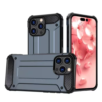 Hybrid Armor iPhone 16 Pro Case  tok, kék