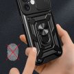 Hybrid Armor Camshield iPhone 16 Plus ütésálló hátlap, tok, fekete