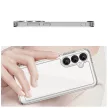 Outer Space Case with Gel Frame Samsung Galaxy S25 Clear tok, fekete