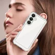 Outer Space Case with Gel Frame Samsung Galaxy S25 Clear tok, fekete