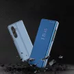 Clear View Case Samsung Galaxy S25 Plus Cover with Flip tok, kék