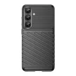 Thunder Case Samsung Galaxy S25 Plus Silicone Armored Case ütésálló tok, fekete