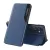 Eco Leather View Case Samsung Galaxy S25 Plus with Flip and Stand tok, kék