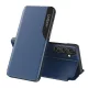 Eco Leather View Case Samsung Galaxy S25 Plus with Flip and Stand tok, kék