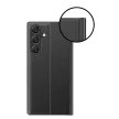 New Sleep Case Samsung Galaxy S25 Plus Cover with Flip and Stand tok, fekete