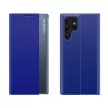 New Sleep Case Samsung Galaxy S25 Ultra Cover with Flip and Stand tok, kék