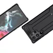 Hybrid Armor Case Samsung Galaxy S25 Ultra Armotok, piros Hybrid Case tok, fekete