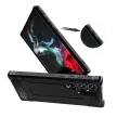 Hybrid Armor Case Samsung Galaxy S25 Ultra Armotok, piros Hybrid Case tok, fekete