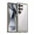 Outer Space Case with Gel Frame Samsung Galaxy S25 Ultra Clear tok, fekete