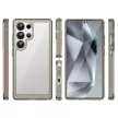 Outer Space Case with Gel Frame Samsung Galaxy S25 Ultra Clear tok, fekete